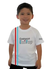 CAMISETA ALGODÃO BRANCO UNIVAP - FUNDAMENTAL I