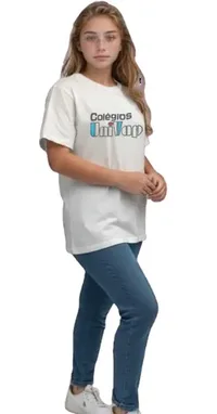 CAMISETA ALGODÃO BRANCO UNIVAP - FUNDAMENTAL II AO TÉCNICO